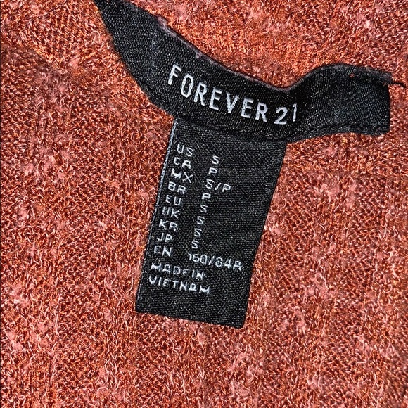 🎉HP🎉Forever 21 Brown Sweater Small EUC - Picture 8 of 8
